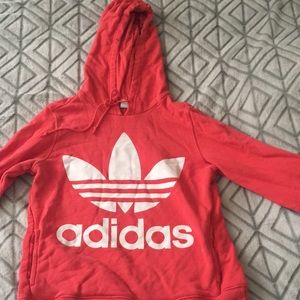Pink adidas hoddie